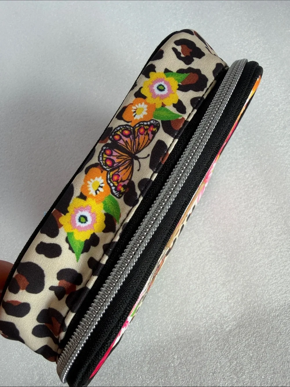 BRIGHTON Butterfly Garden Travel Jewelry Case / Jewelry Organizer